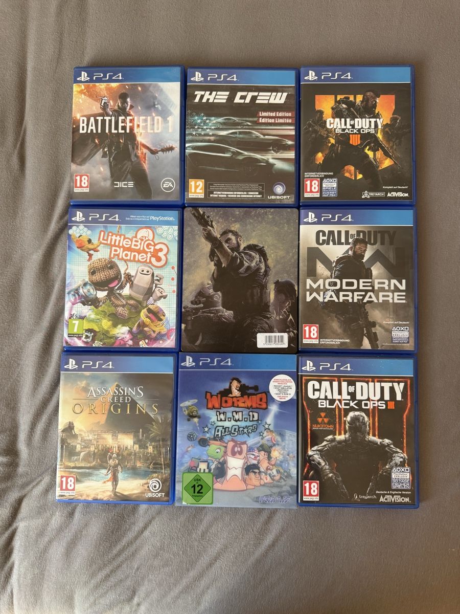 Sony Spiele: PS4 Spiele diverse Titel – Gebraucht aus Basel von dom_wy8b