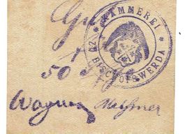 Bischofswerda Kämmereikasse 50 Pf.Tieste 0680.05.10 Original