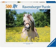 Ravensburger 500 Teile Puzzle Pferd im Rapsfeld
