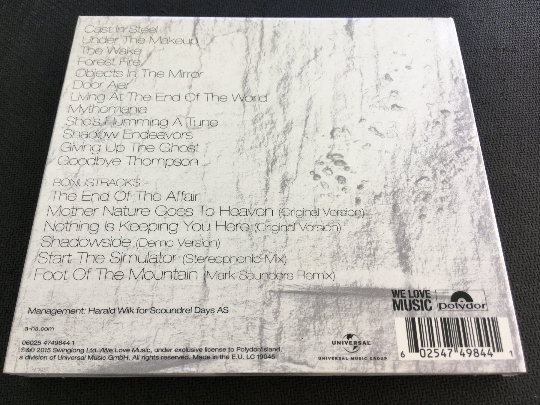 CD: A-Ha - Cast in Steel -CD- 2cd – Usato da St.Gallen venduto da MedienJoe 2
