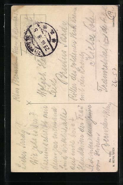 Cartes postales: Mela Köhler: Ostergruss, Mädchen mit W – D'occasion à Berlin par bartko-reher 1