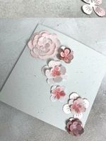 Stanzschablone Nr.616, Blumen 5er Set (Sizzix geeignet)