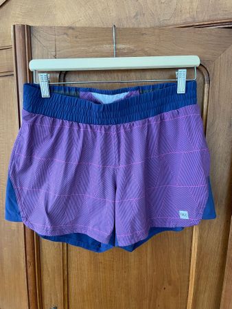 MEC Kurze Laufshorts Damen Gr. M Blau/Pink