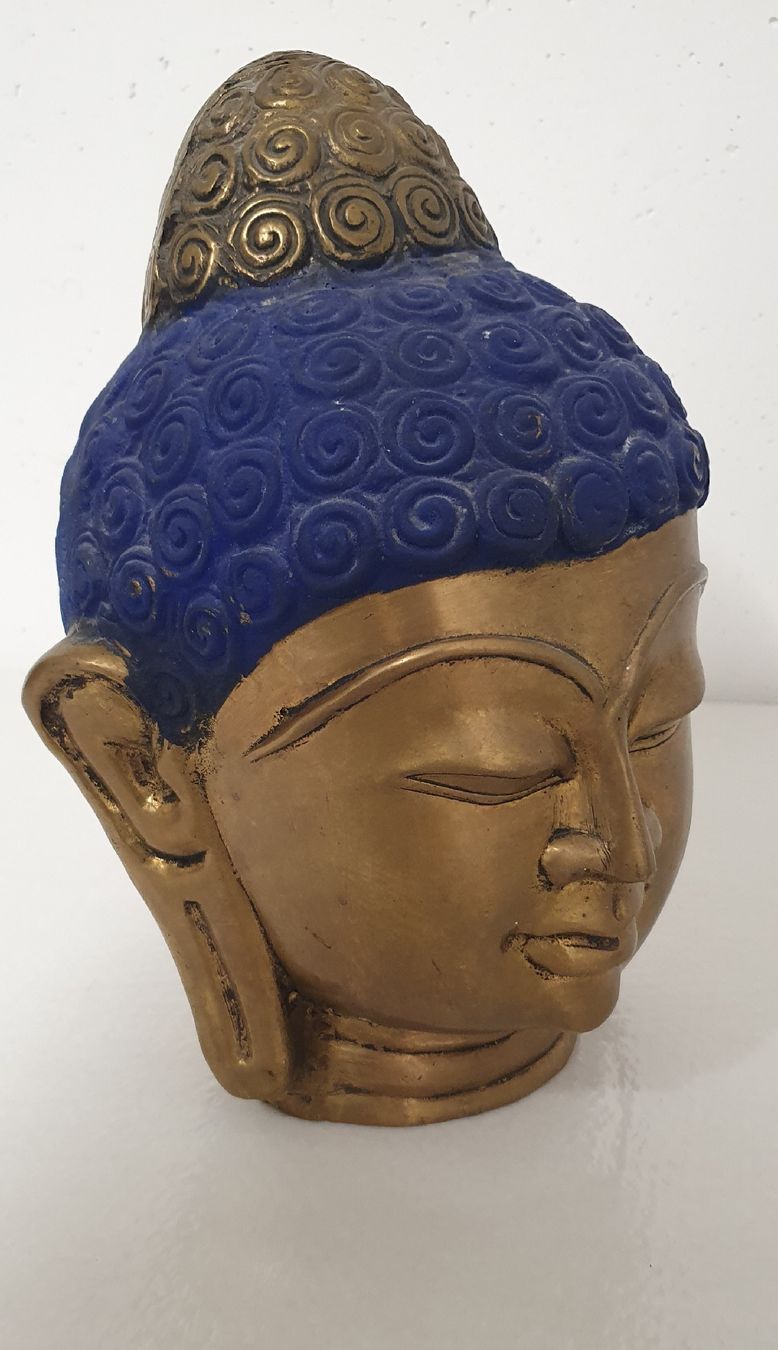 Skulpturen & Statuen: Buddah  Kopf Statue Bronce – Gebraucht aus Greppen von hploetscher 2