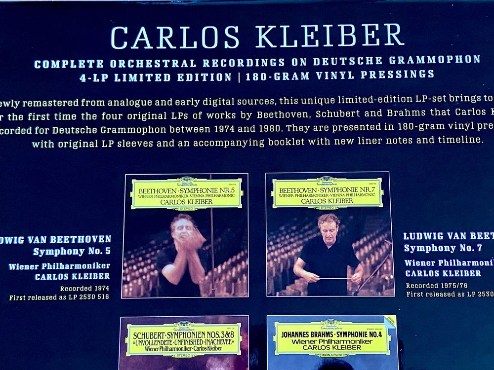 スクエアリーフ」 Carlos Kleiber Complete Recordings 4LP | www