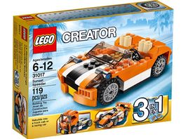 LEGO Creator 31017  Sonnenflitzer 3-in-1 Rennwagen