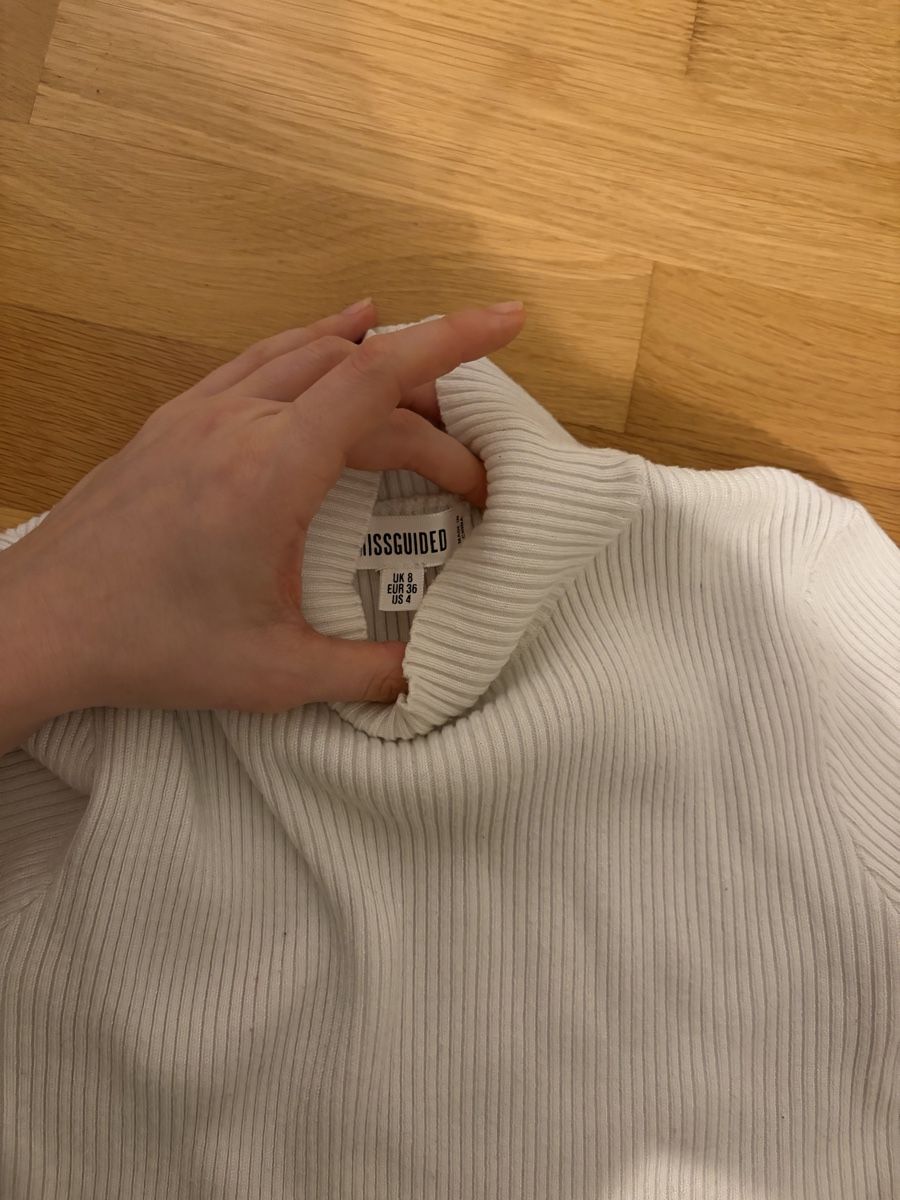 Tops: Weisses Langarmshirt – D'occasion à Aarau par mimivintage 1