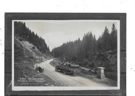 GL/UR Klausenstrasse 1927 Postauto am Grenzstein