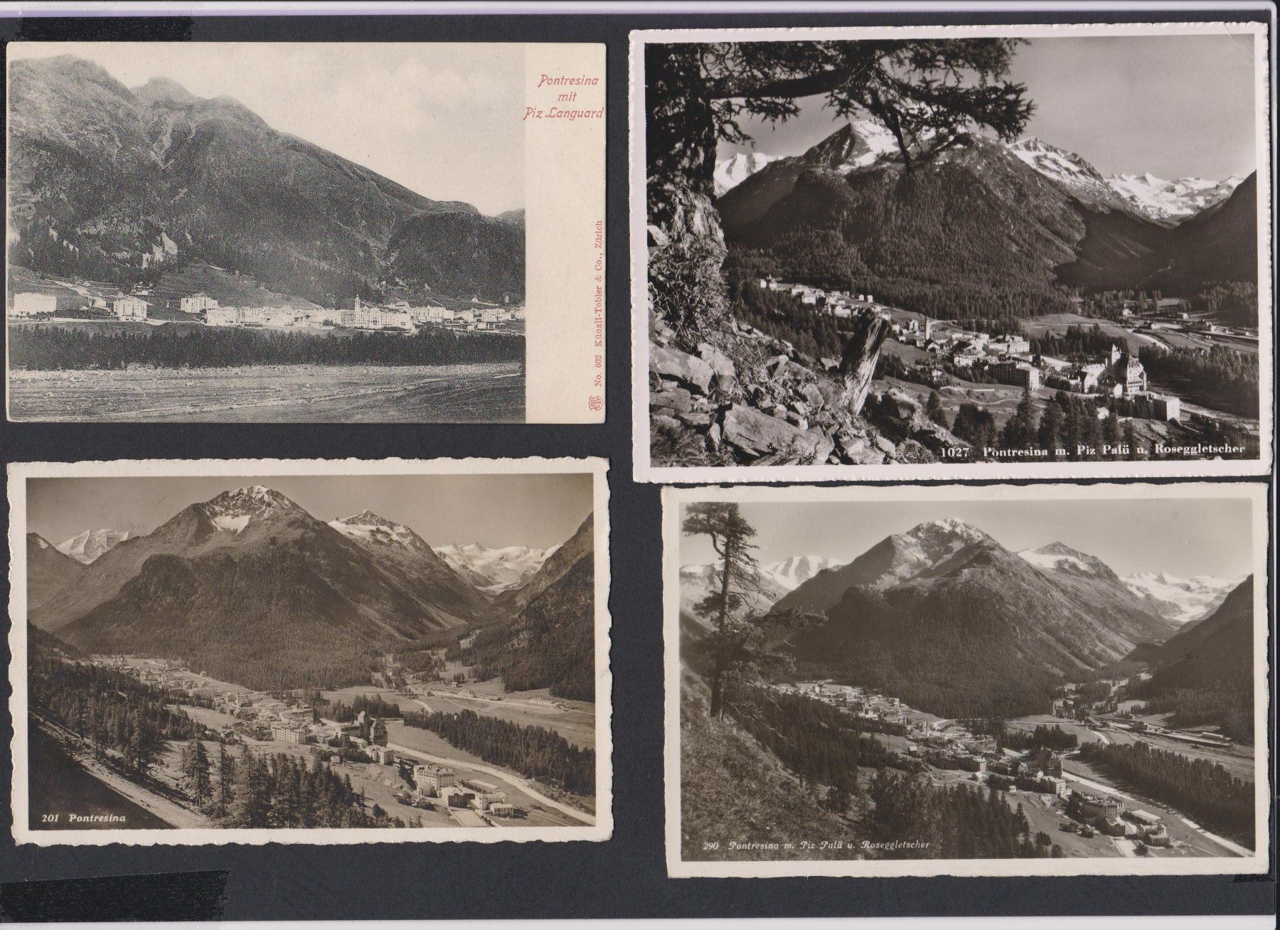Cartoline postali: Pontresina   :   Sammlung von über 40  alten Ansichtskarten – Usato da Vitznau venduto da Ropaku 8