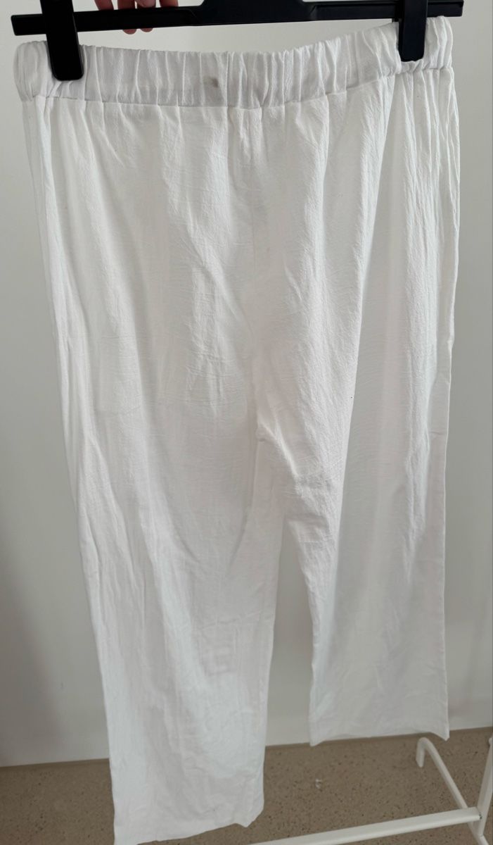 Pantaloni: Weisse linen hose  – Nuovo (secondo la descrizione) da Zürich venduto da di_archive 1