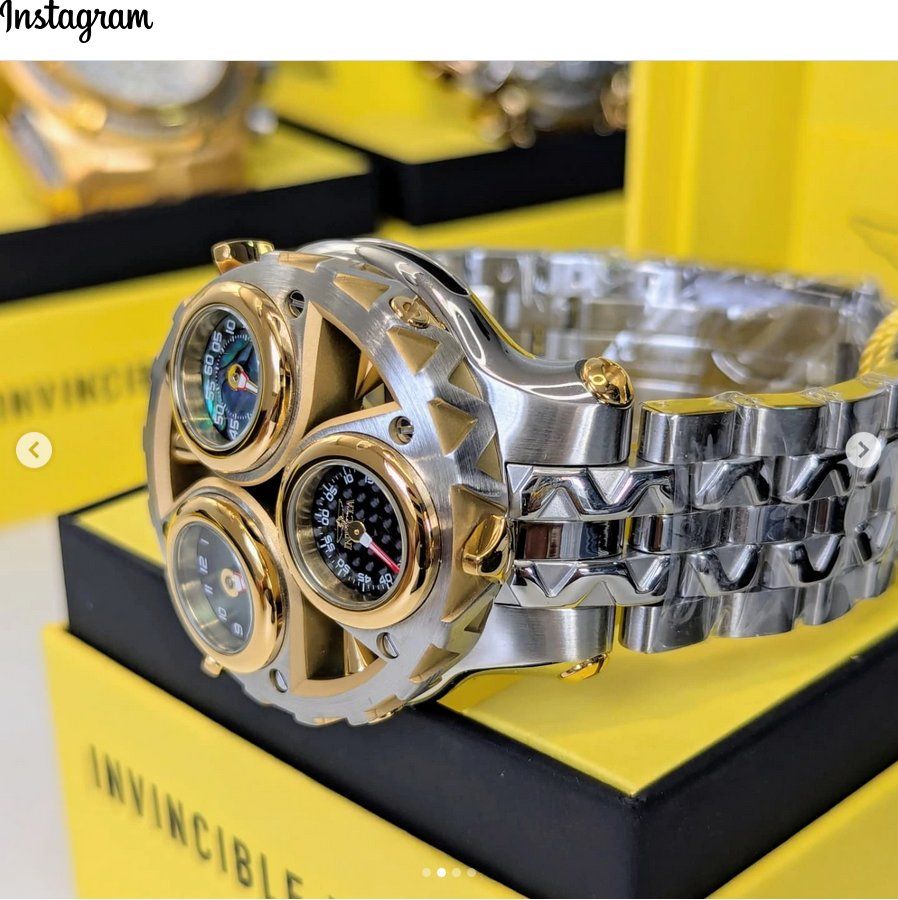 Invicta Orologi: Invicta Cerberus Gold -  Stahl 47mm – Nuovo (secondo la descrizione) da Horgen venduto da Scorpio46 1