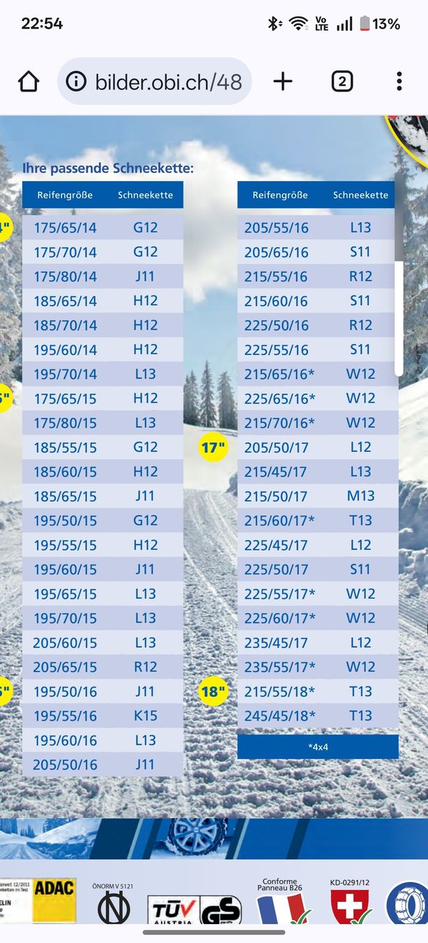 Catene da neve: Schneekette Michelin Easy Grip J11 – Usato da Uerkheim venduto da pureone 5