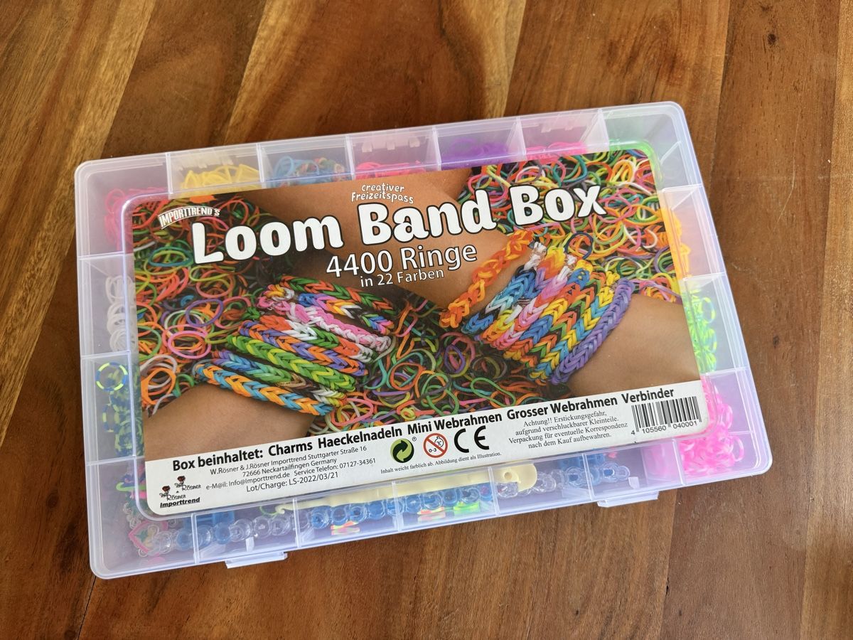 Bastelsets: Loom Bänder Set, 4400 Stk. in 22 Farben, komplett! – Neu (gemäss Beschreibung) aus St. Gallen von Popolone26
