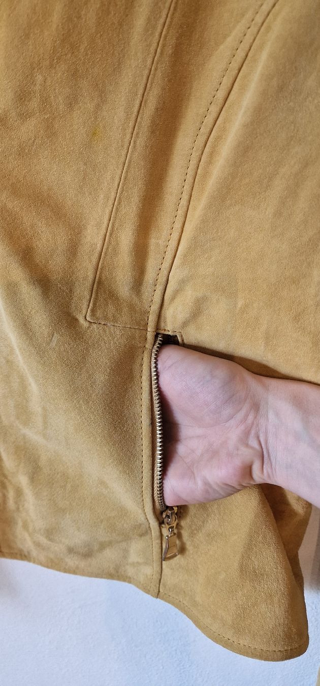 Jacken: Lederjacke Senfgelb Charles Vögele Gr.44 – Gebraucht aus Romanshorn von REALJessiB 1