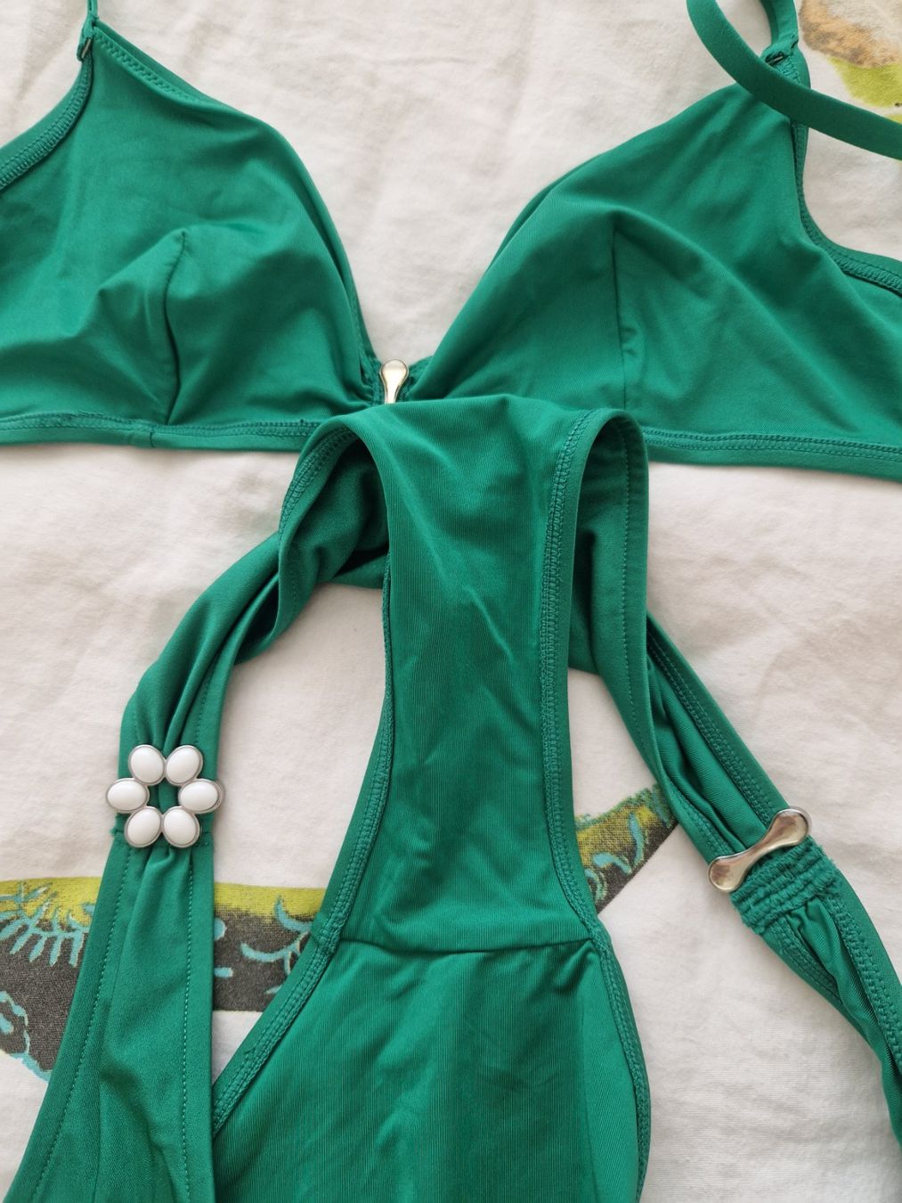 Other Stories Costumi da bagno & Bikini: & other stories Bikini grün mit Blumen – Usato da Erlinsbach SO venduto da ULIKH 7