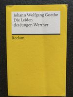 Die Leiden des jungen Werther Reclam