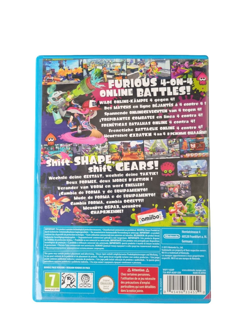 Nintendo Jeux: NINTENDO Wii U Splatoon – D'occasion à Wangen b. Olten par Restwert_Wangen 1