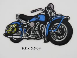 MOTORRAD - Aufnäher - Aufbügler - Stickerei - 9,2x5,5cm
