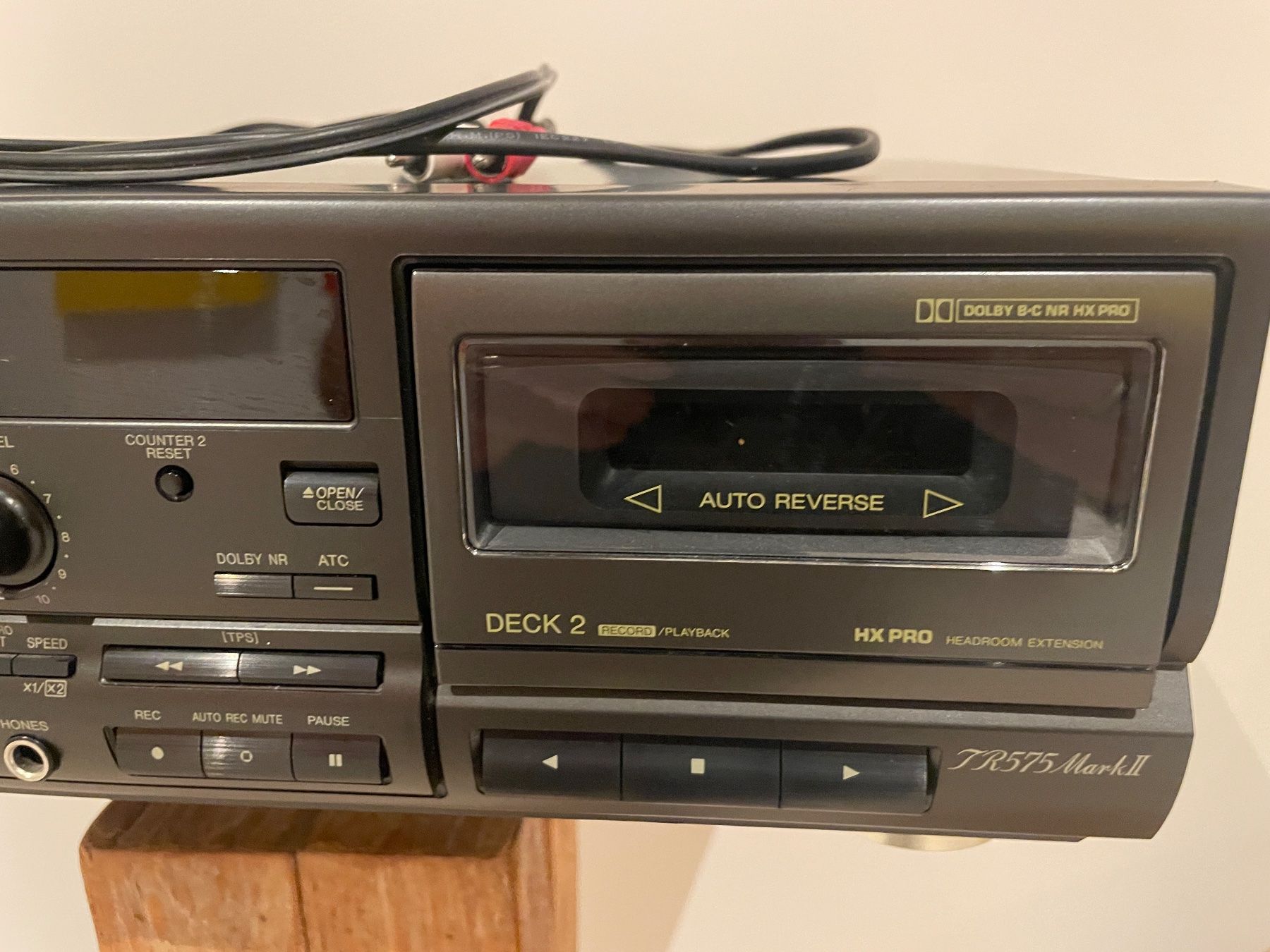 Technics Registratori: Technics RS-TR575M2 Doppel-Kassetten Deck Stereo Anlage – Usato da Volketswil venduto da rubin74 4