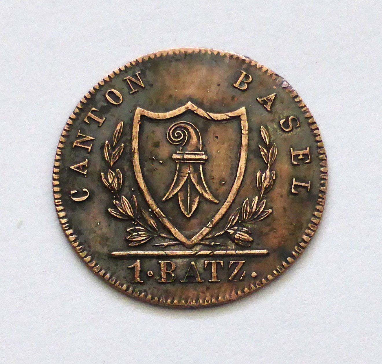 Toutes les monnaies: Canton BASEL , 1 Batzen 1826 – D'occasion à Buochs par ema-coins 2