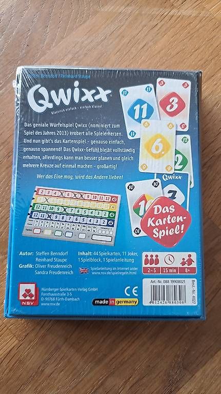Spiele: Qwixx - Kartenspiel – Neu und originalverpackt aus Udligenswil von pablo_picante 1