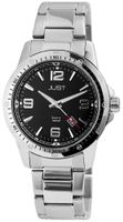 🇨🇭 Herrenuhr ®Just Edelstahl Schwarzes Zifferblatt 10 Bar