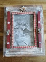 NEW! Rustic Ski Photo Frame—Winter Home Decor