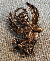 E684  Goldig-Kupferfarbiger 3D Pin Engel