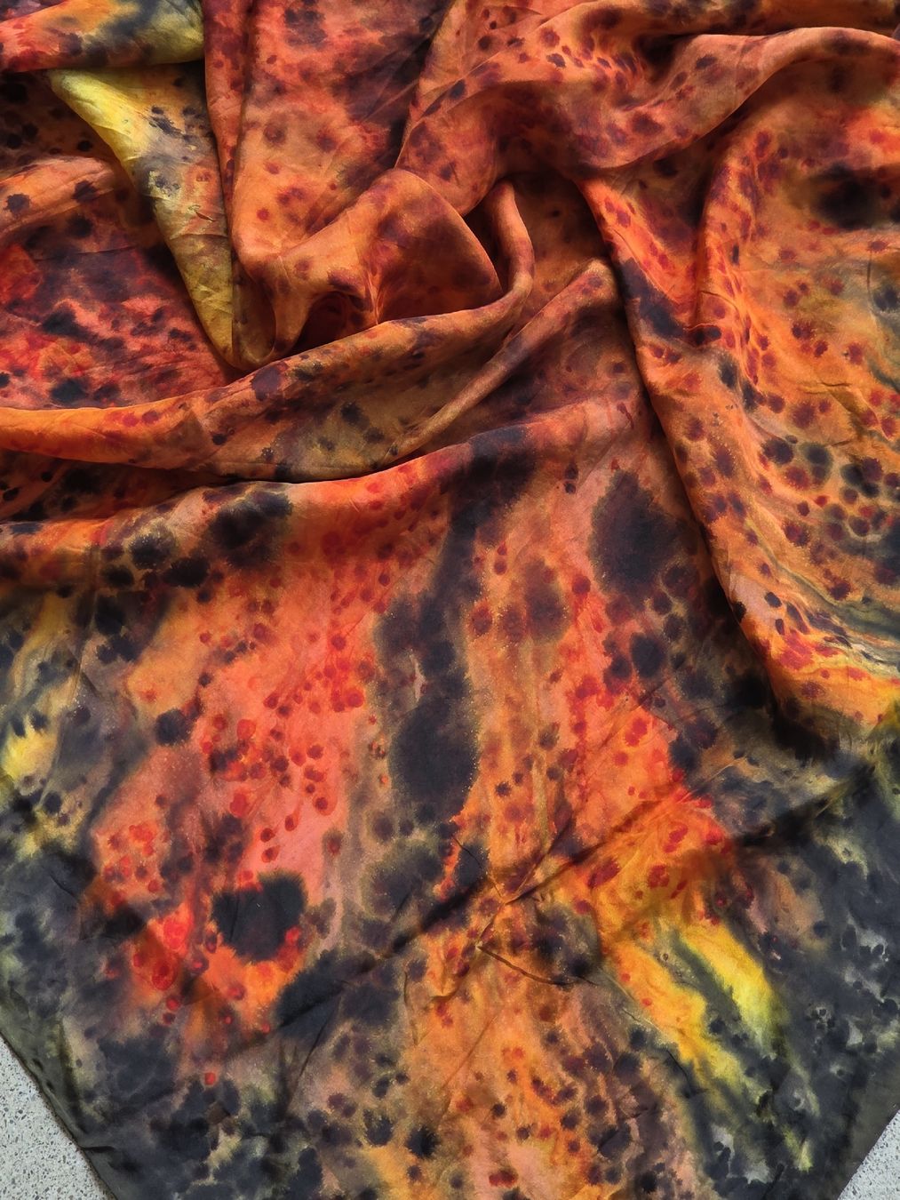 Foulard & Sciarpe: Seidenfoulard 90x90 – Nuovo (secondo la descrizione) da Frauenfeld venduto da Schenken-mit-Herz 1