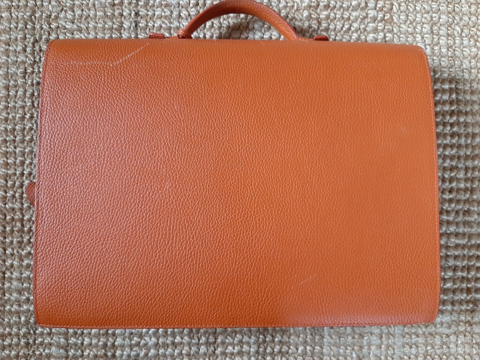 Valigie & Borse: Melette orange 100%cuir – Usato da Lausanne venduto da Cognitia 4
