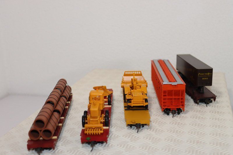 Modellini di ferrovie: 5 US Güterwagen ( 469 ) – Usato da Kerzers venduto da Winu64 8