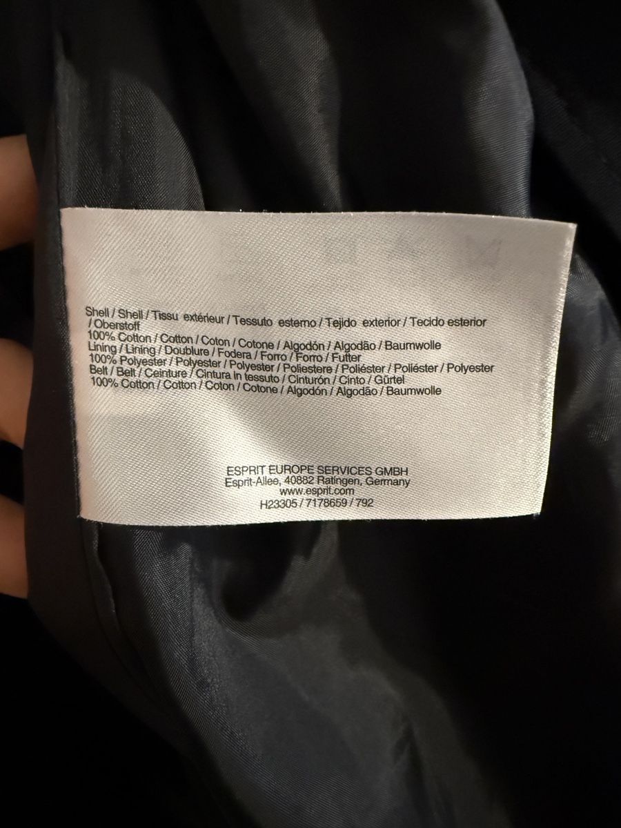 Esprit Cappotti: Esprit Mantel schwarz Grösse 36 – Usato da Basel venduto da sjg_ 4
