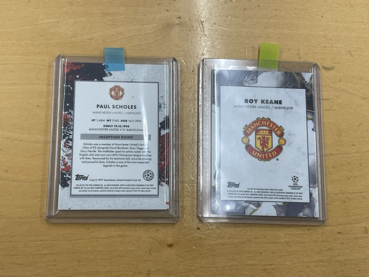 Topps Carte collezionabili: Topps Inception Man U Lot Scholes Keane – Usato da Nürensdorf venduto da Mulderi9 2