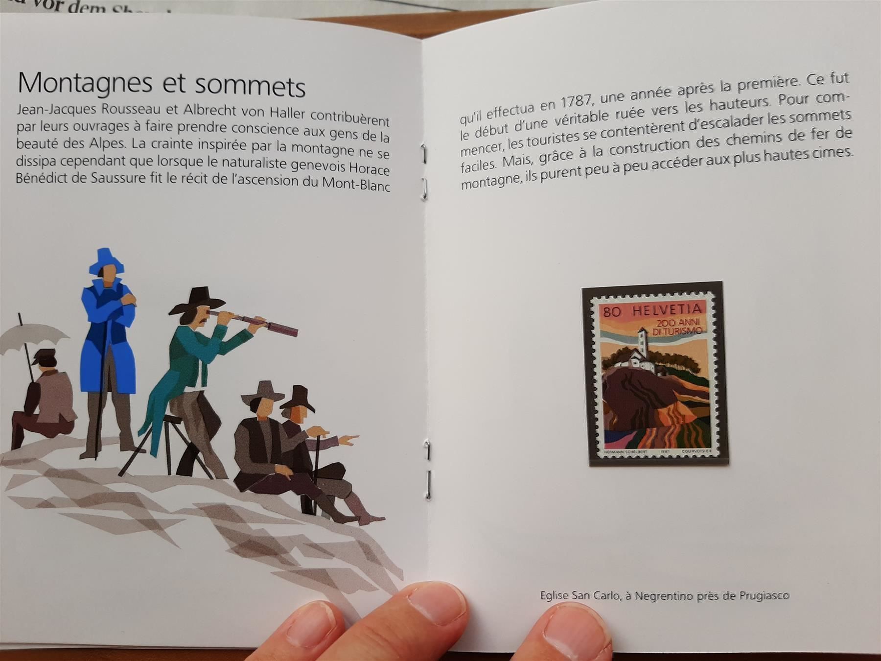 Tous les timbres: 1987 Tourismusbüchlein Postfrisch – Neuf (Voir description) à Affoltern am Albis par Andrezc 3