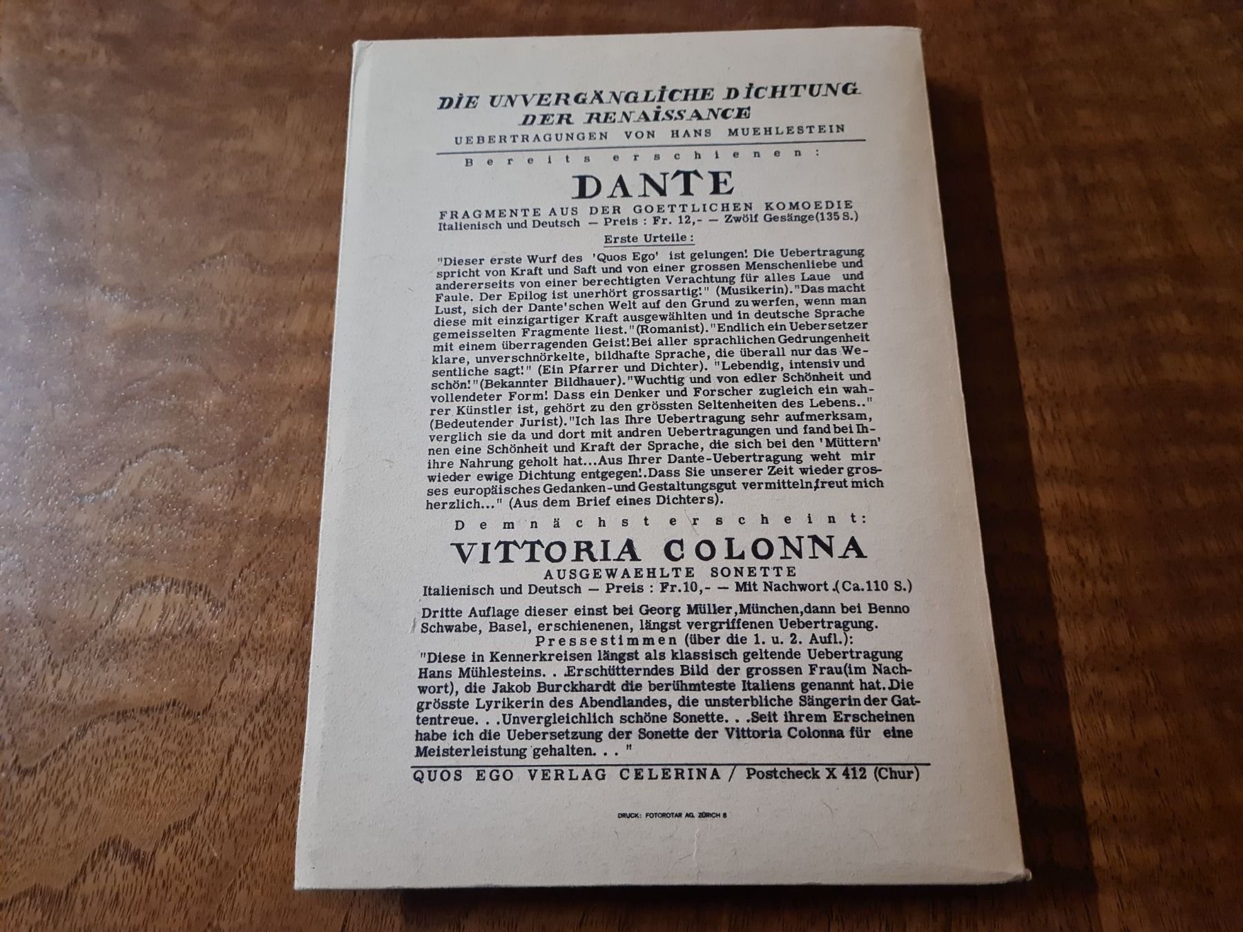 Libri: Dichtungen (Michelangelo) – Usato da Erstfeld venduto da Uhu1980 2