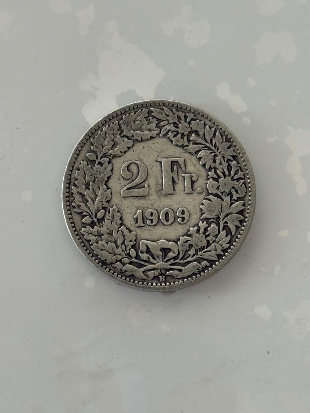Tutti le monete: 2 Franken 1909  Rar – Usato da Wallisellen venduto da SWISS_SILVER1