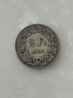 2 Franken 1909  Rar