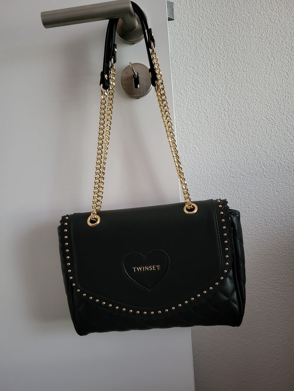 Borse da donna: neue original TWINSET luxus tasche schwarz – Nuovo (secondo la descrizione) da bellinzona venduto da zeus6535 5