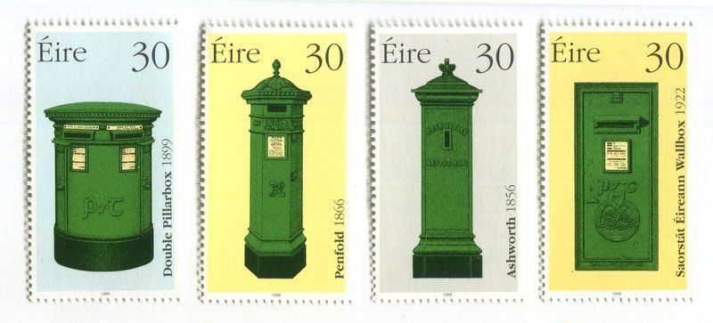 Tutti i francobolli: Briefmarken "Briefkasten". Irland. – Nuovo e nell'imballaggio originale da Basel venduto da Butsch5