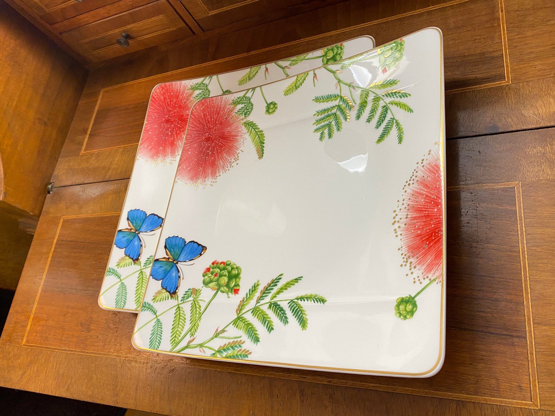 Villeroy & Boch Piatti: 2 Wunderschöne Villeroy & Boch Amazonia Teller / Plate – Usato da Schaffhausen venduto da VintageCity 5