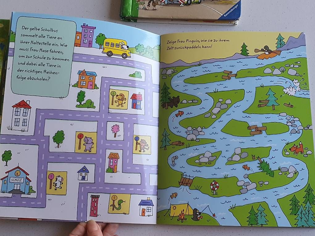 Giochi: Lustige Labyrinthe Spielbuch ohne Stift – Usato da Ebmatingen venduto da zeitlos-gesund.ch 1
