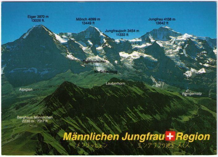 Ansichtskarten: Grindelwald – Gebraucht aus Binningen von Mountainrider