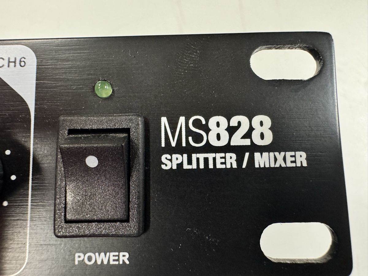 Console di mixaggio: LD Systems MS828 Splitter Mixer Rackmount guter Zustand – Usato da Rothenthurm venduto da YT- 1