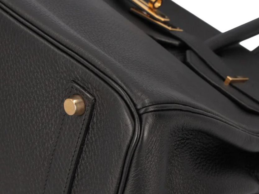 Hermès Borse da donna: HERMÈS | Birkin 35, Noir Clemence, Gold Hardware - 2001 – Usato da Zumikon venduto da Pauls_Collection 6