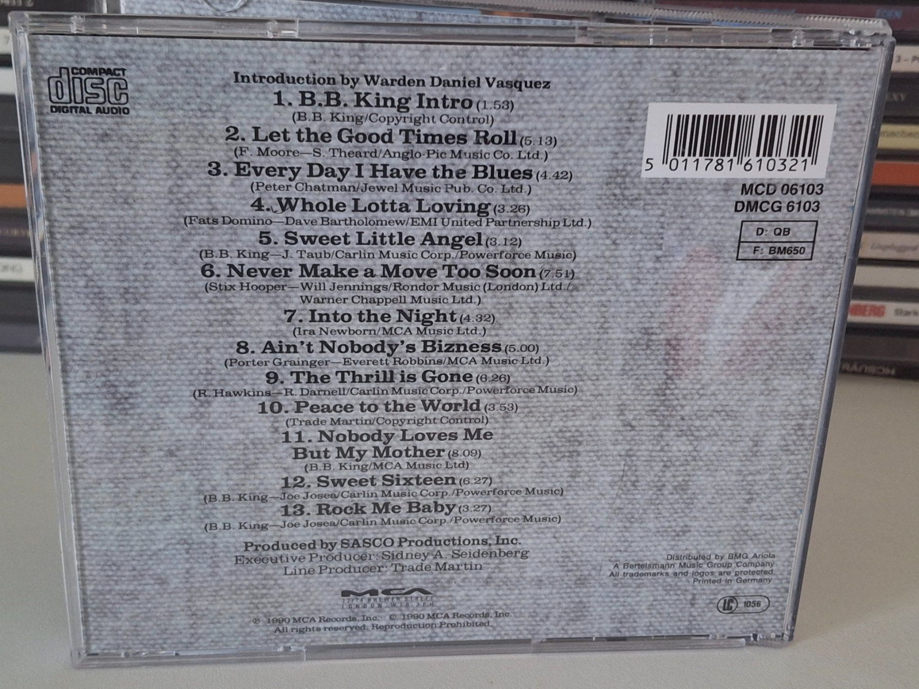 CDs: CD B.B. King - Live at San Quentin – D'occasion à Aarberg par Jackup1 1
