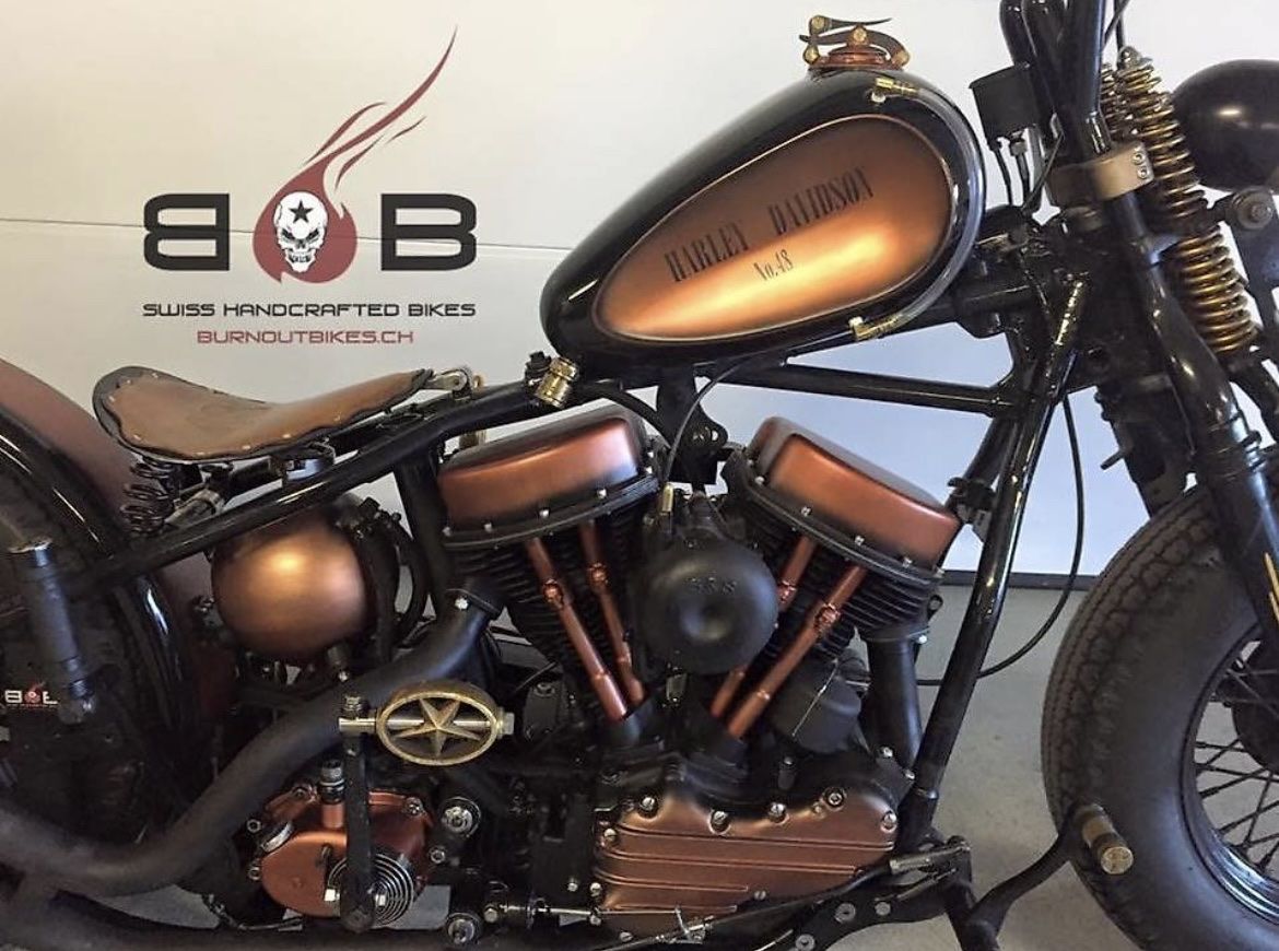 Harley-Davidson Altro: HARLEY DAVIDSON FL PANHEAD 1948 CUSTOMBIKE – Usato da Sirnach venduto da B.O.B.BIKES 4