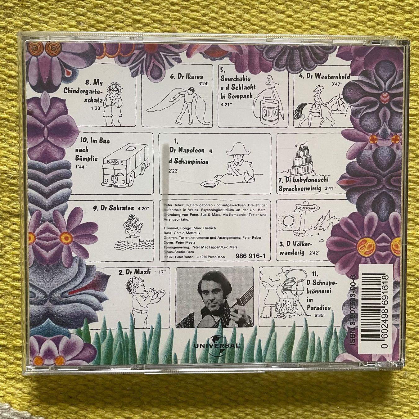CD: PETER REBER-D SCHNAPSBRÖNNEREI IM PARADIES – Usato da Rorschacherberg venduto da CD-Roli 1