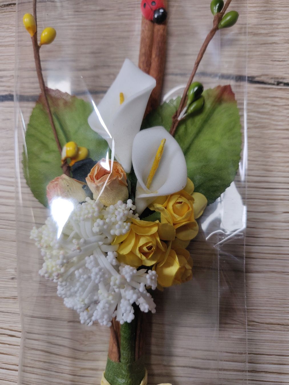 Tutte le decorazioni: 3 Stk. Deko Geschenkidee Blumenarrangement – Nuovo e nell'imballaggio originale da Zollikofen venduto da Blackie 2