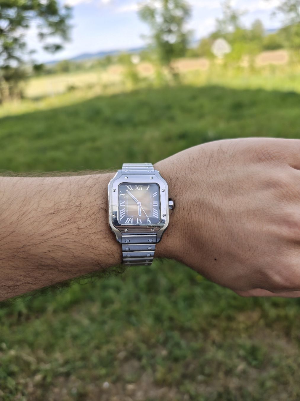 Cartier Uhren: Cartier Santos Medium WSSA0065 / Fullset 2024 – Gebraucht aus Oetwil am See von Dani_Yele 6