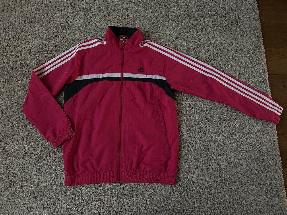 Adidas Giacche: Retro Adidas Jacket / Trainingsjacke pink Gr. S – Usato da Basel venduto da Oloir